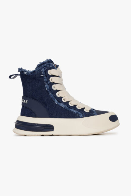 "PURPOSE" DENIM BLUE HIGH TOPS