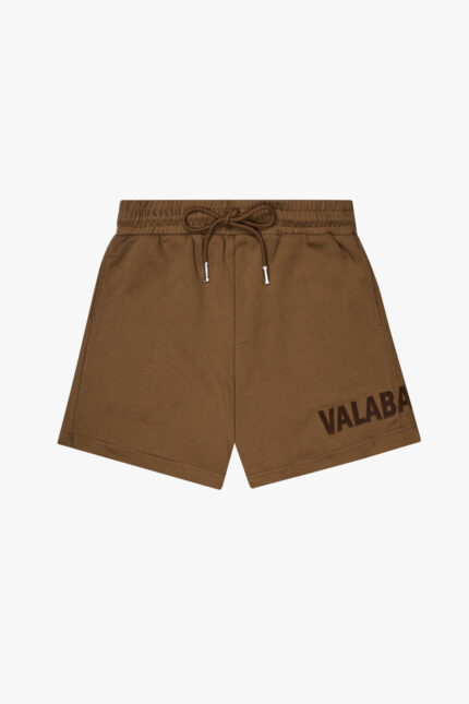 "BLOOM" BROWN WOVEN SHORTS