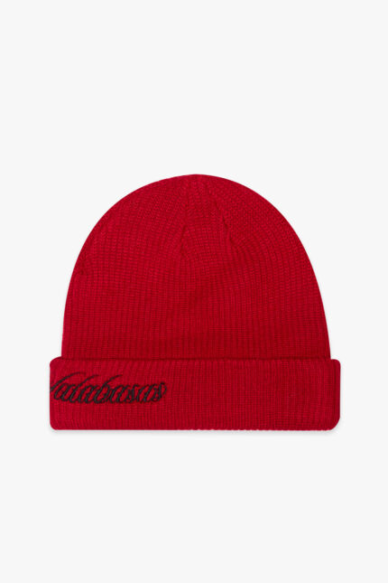 "GRANITE" RED BEANIE