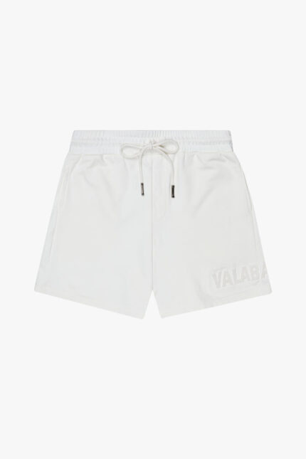 "BLOOM" VINTAGE WHITE WOVEN SHORTS